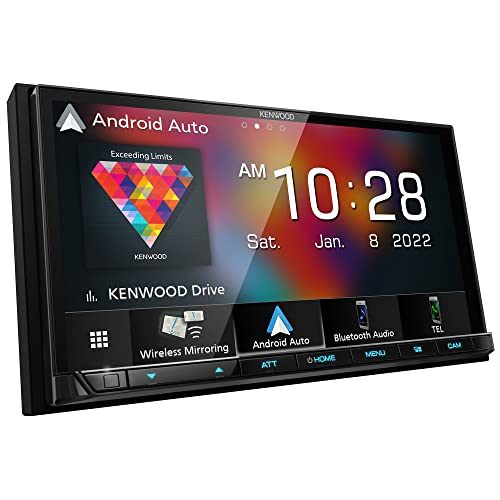 KENWOOD DMX9708S 6.95-Inch Capacitive Touch Screen, Car Stereo, Wired and Wireless CarPlay and Android Auto, Bluetooth, AM/FM Radio, MP3 Player, USB Port, Double DIN, 13-Band EQ, SiriusXM… KENWOOD DMX9708S 6.95-Inch Capacitive Touch Screen, Car Stereo, Wired and Wireless CarPlay and Android Auto, Bluetooth, AM/FM Radio, MP3 Player, USB Port, Double DIN, 13-Band EQ, SiriusXM…